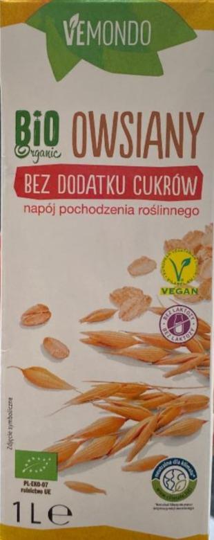 Fotografie - Bio organic owsiany bez dodatku cukrów Vemondo