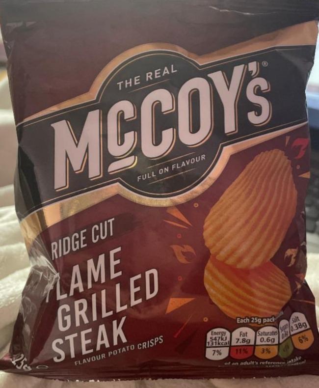 Fotografie - Ridge Cut Flame Grilled Steak Crisps McCoy’s