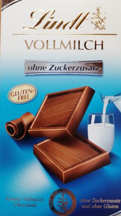 Fotografie - Vollmilch ohne Zuckerzusatz Lindt