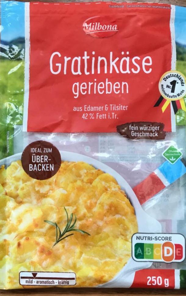 Fotografie - Gratinkäse gerieben Milbona