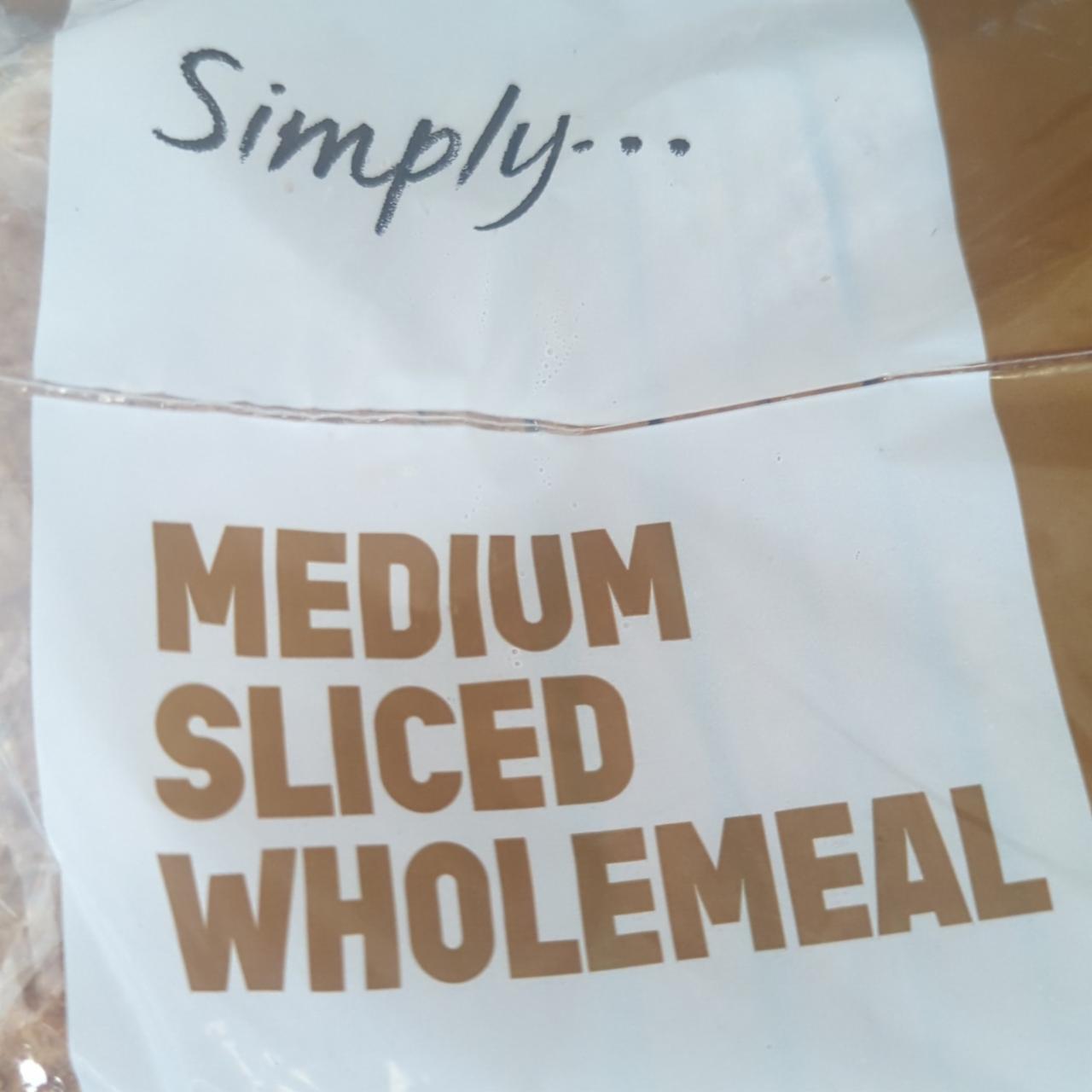 Fotografie - Medium sliced wholemeal Simply