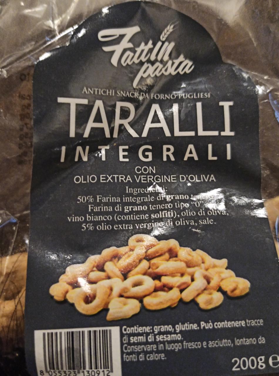 Fotografie - Taralli Integrali Fattin pasta