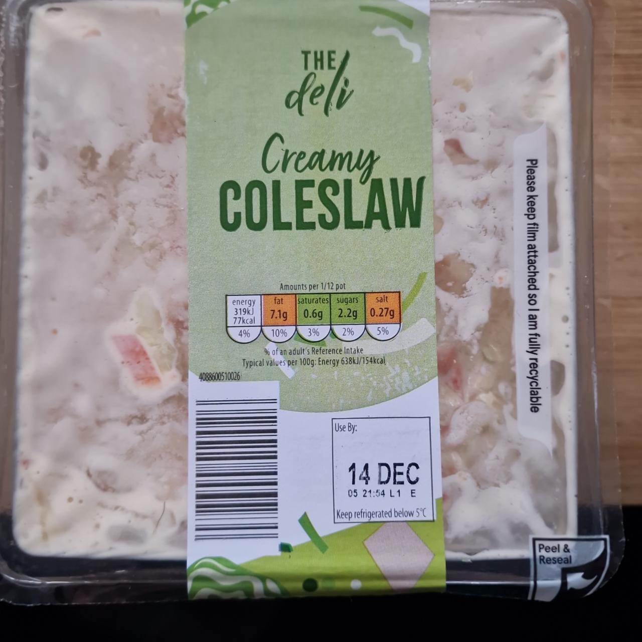 Fotografie - Creamy Coleslaw The Deli