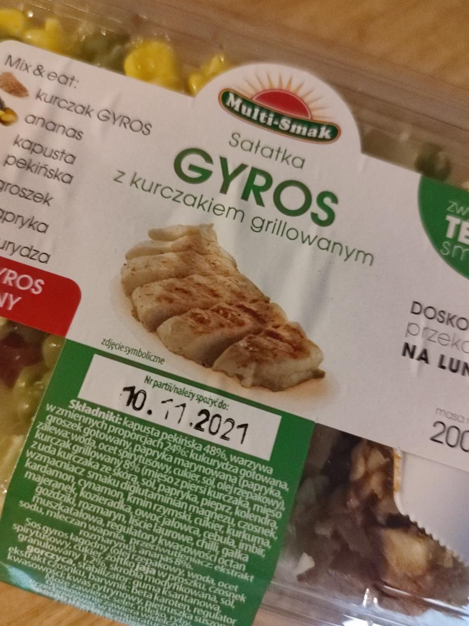 Fotografie - Sałatka gyros Multi Smak