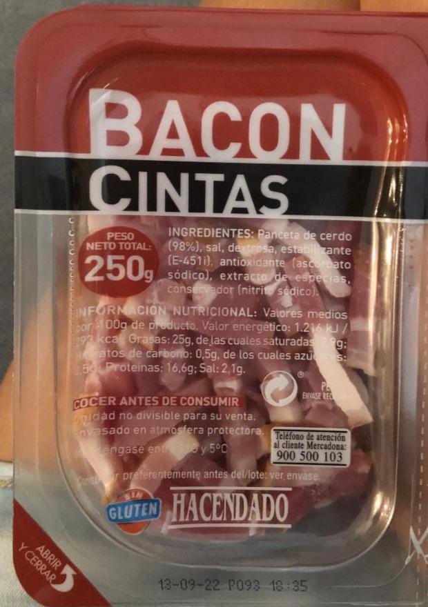 Fotografie - Bacon Cintas Hacendado