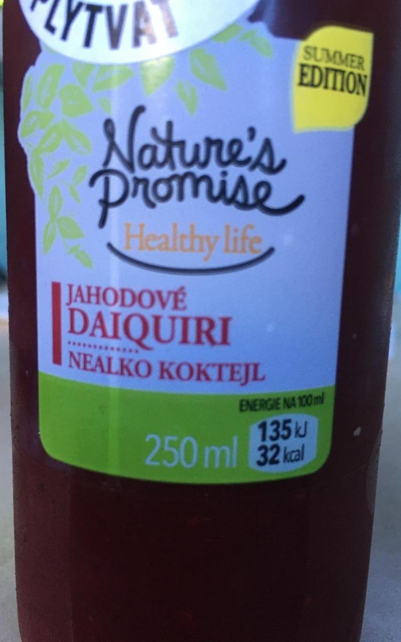 Fotografie - Jahodové daiquiri nealko koktejl Nature's Promise