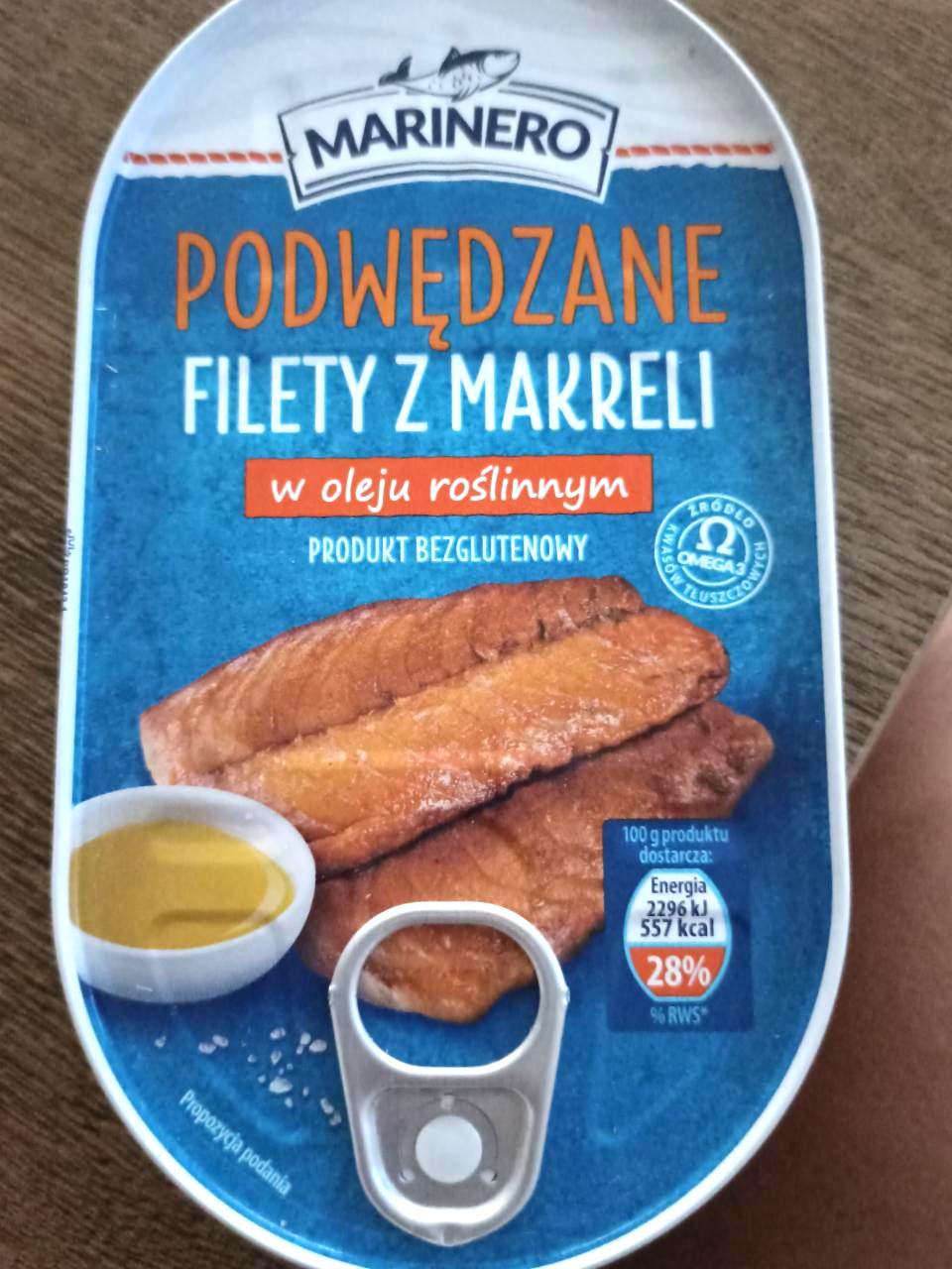 Fotografie - Podwędzane filety z makreli w oleju roślinnym Marinero