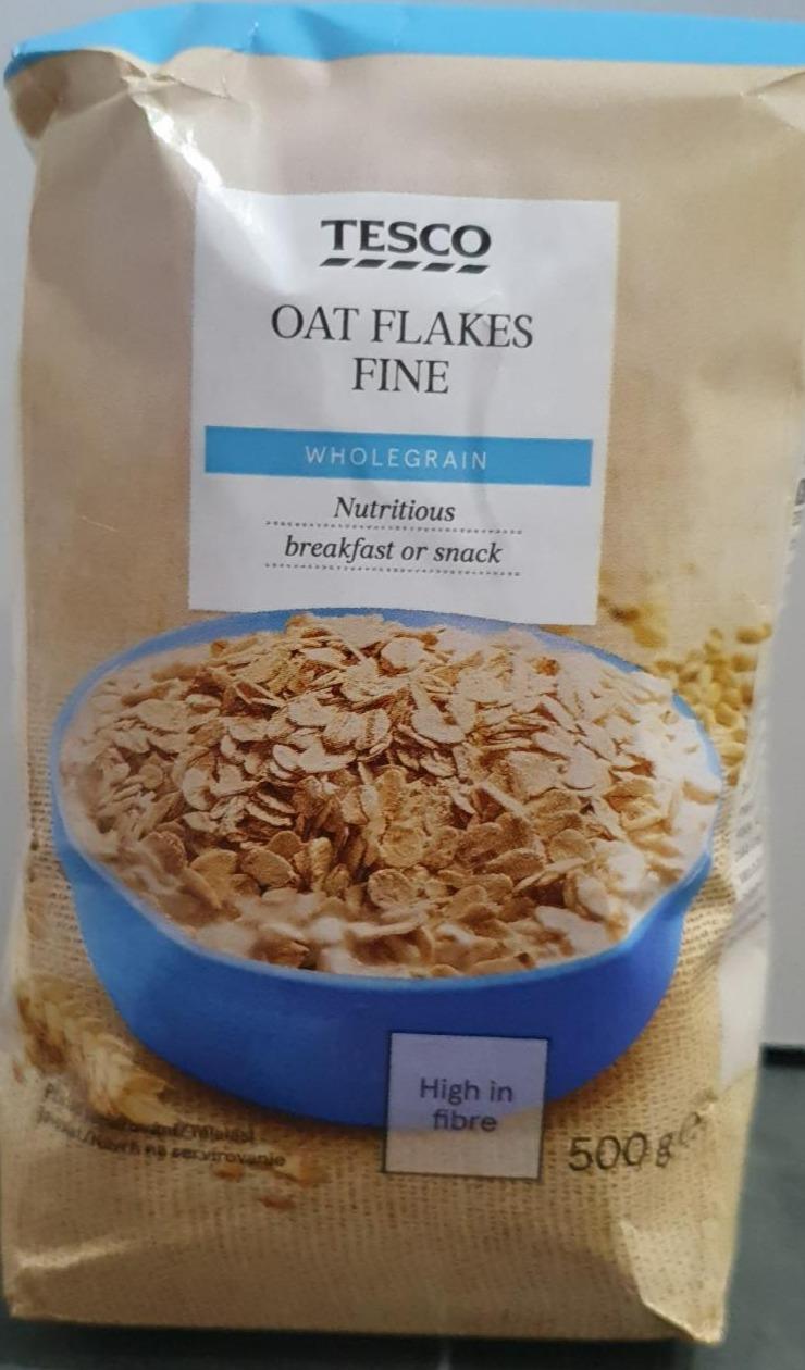 Fotografie - Oat flakes fine wholegrain Tesco