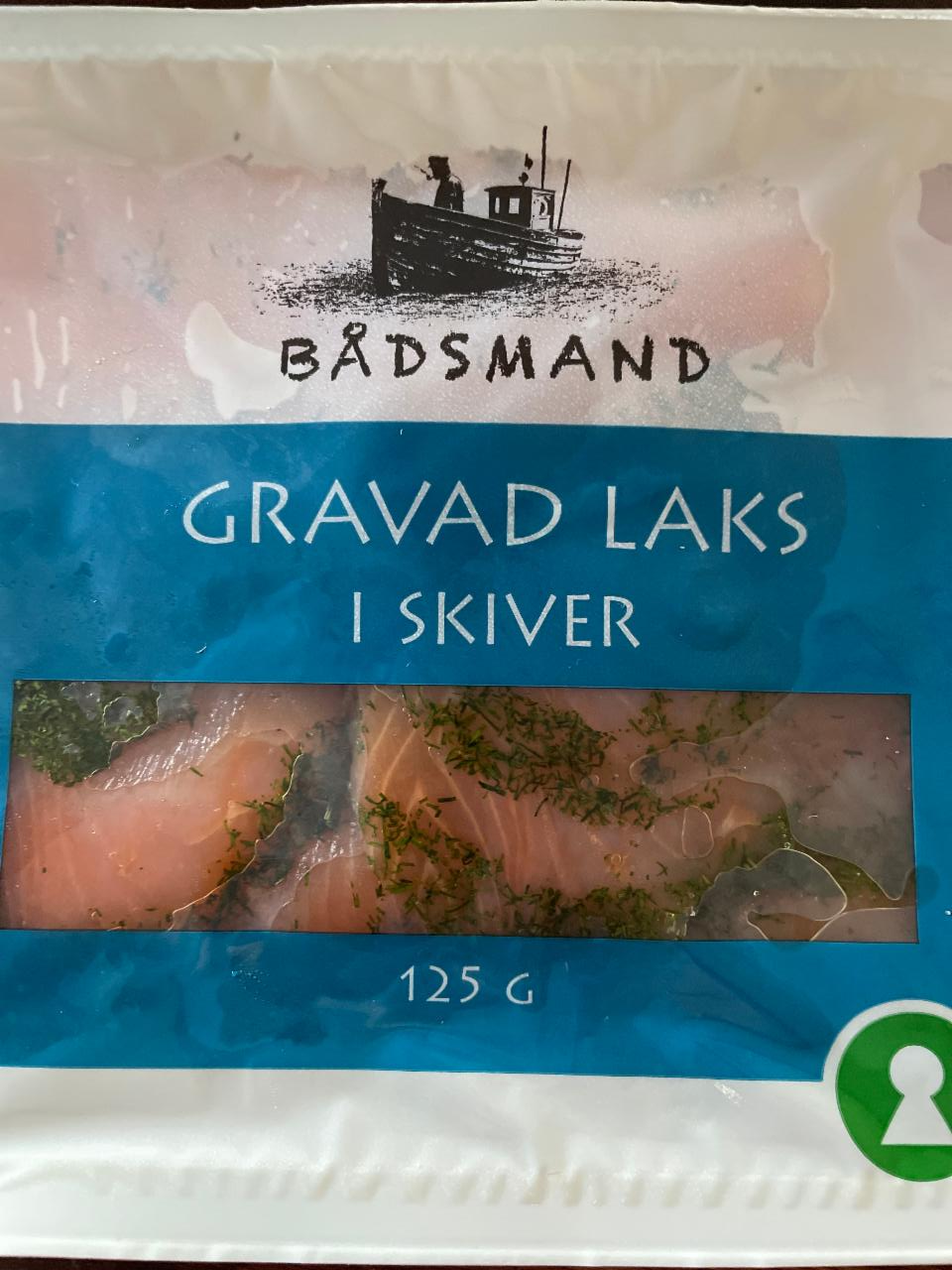 Fotografie - Gravad Laks i skiver Bådsmand