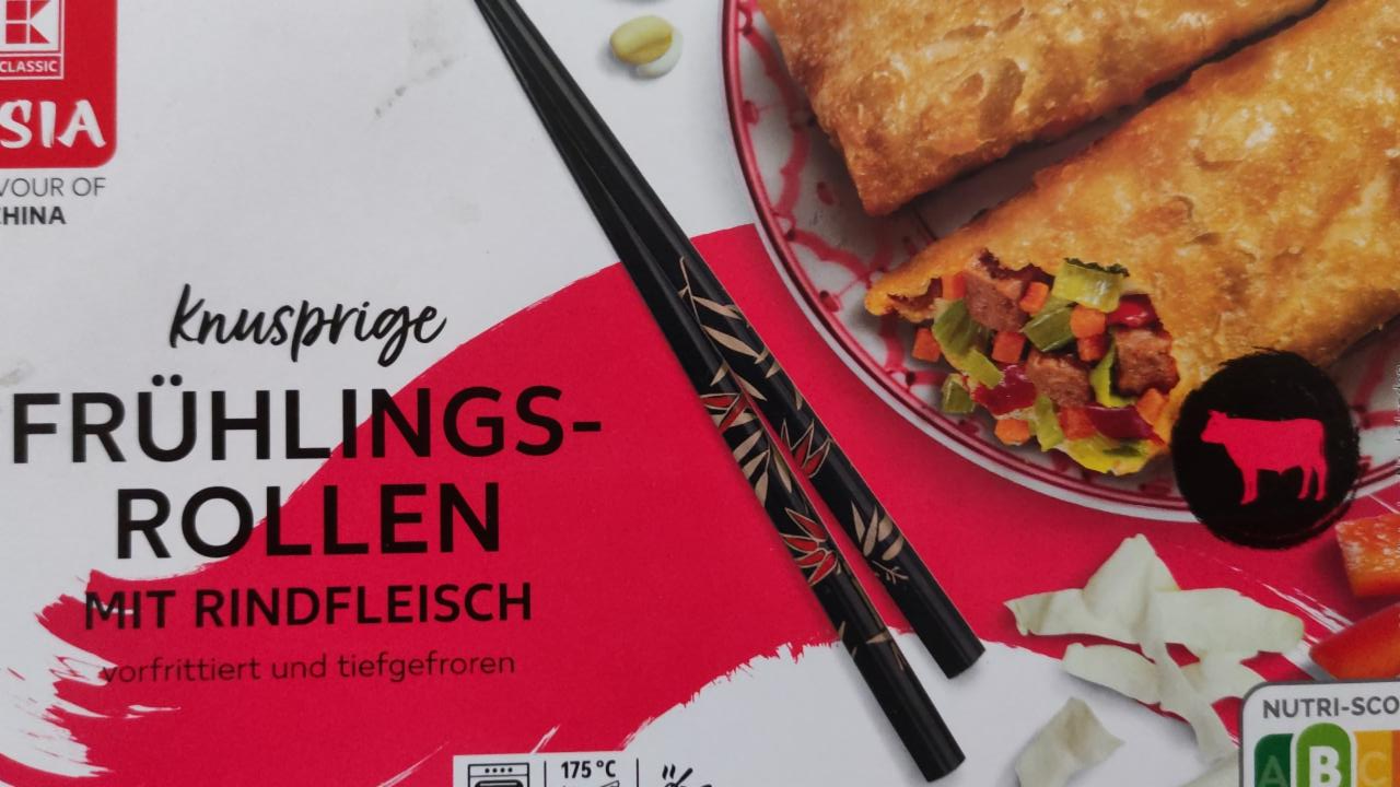 Fotografie - Knusprige Frühlingsrollen mit rindfleisch K-Classic