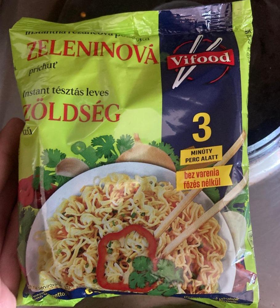 Fotografie - Instantná rezancová polievka zeleninová príchuť Vifood