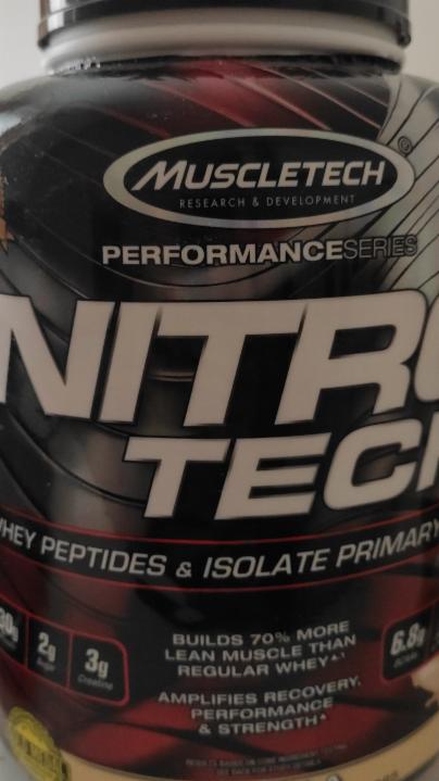 Fotografie - NITROTECH Whey Peptides & Isolate Primary Source - Vanilla