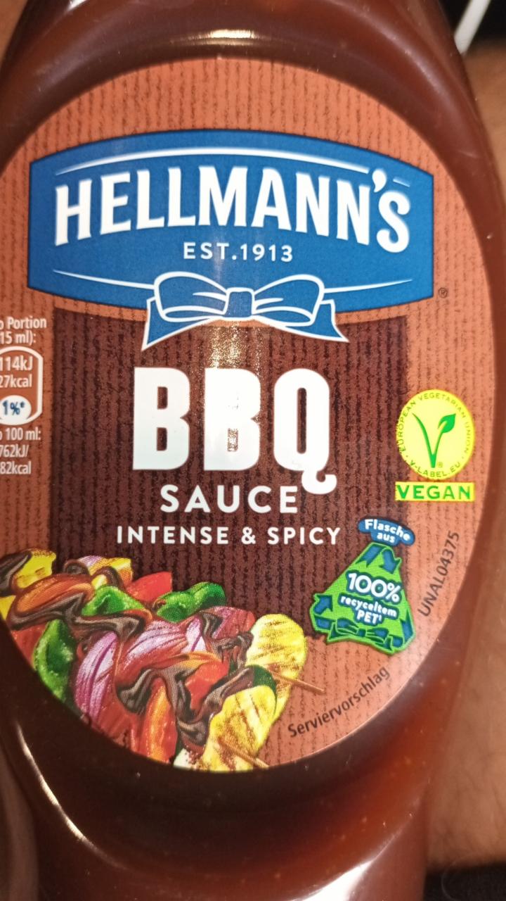 Fotografie - BBQ sauce intense & spicy Hellmann's