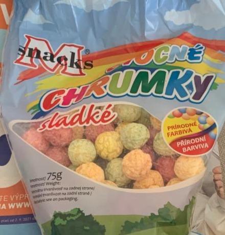 Fotografie - Kukuričné chrumky ovocné M-snacks