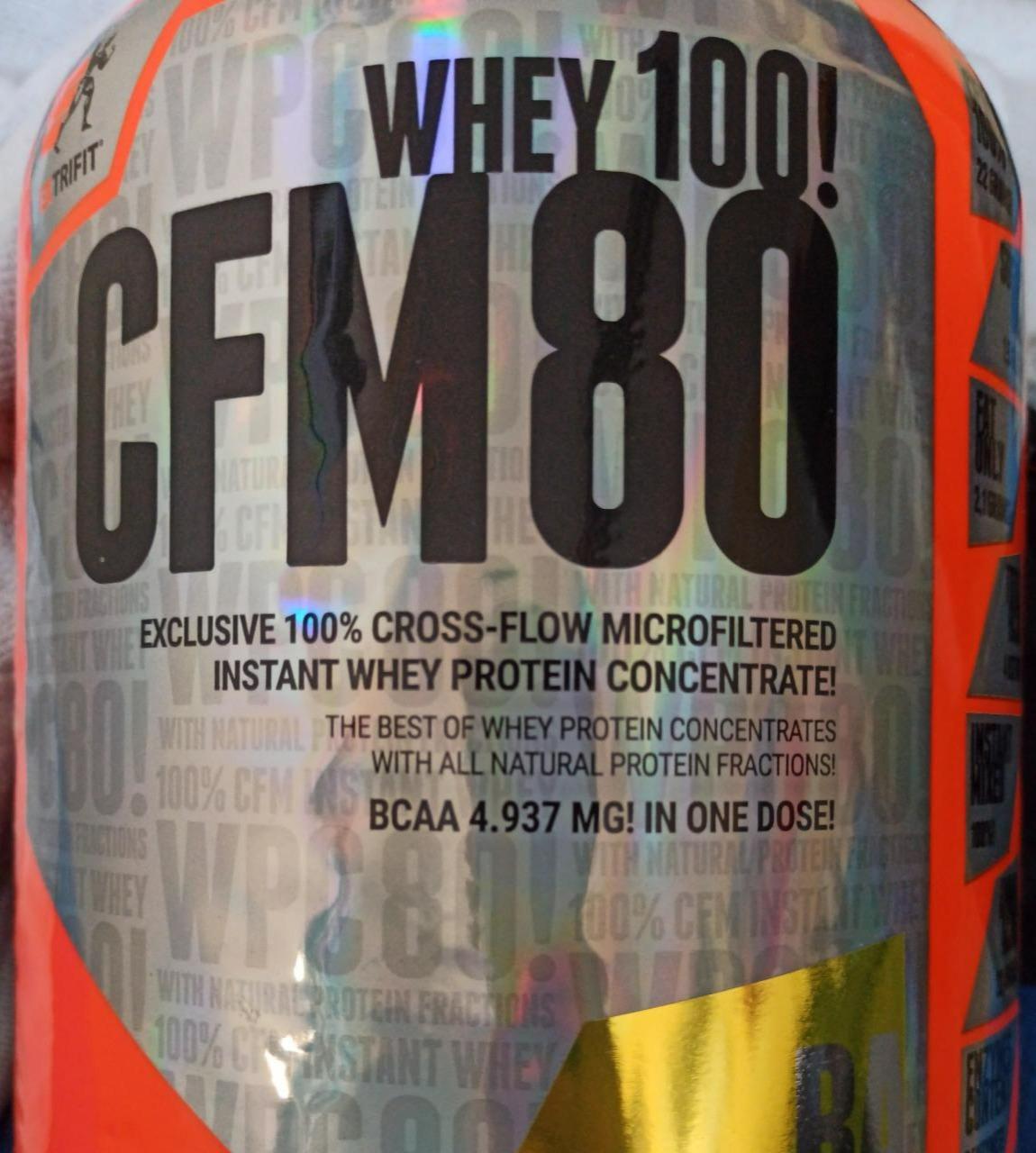 Fotografie - Whey 100 CFM 80 Banana Extrifit