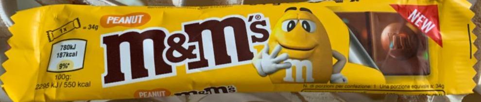 Fotografie - Peanut Chocolate Bar M&M's