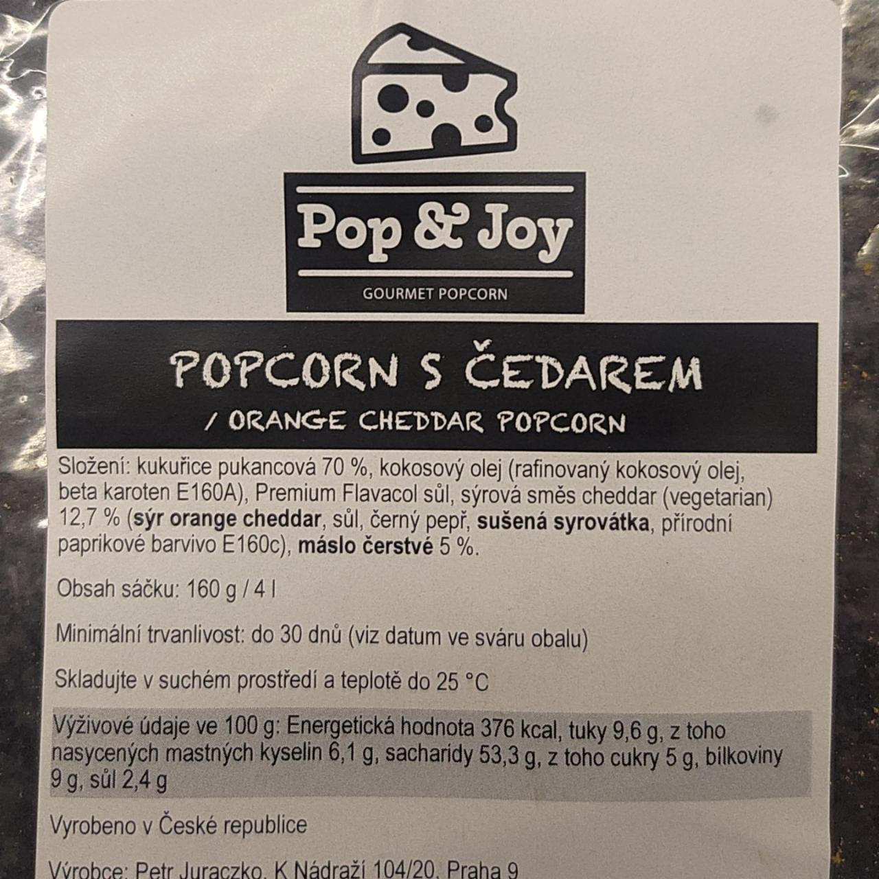 Fotografie - Popcorn s čedarem Pop & Joy