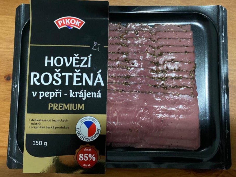 Fotografie - Hovězí roštěná v pepři - krájená Premium Pikok