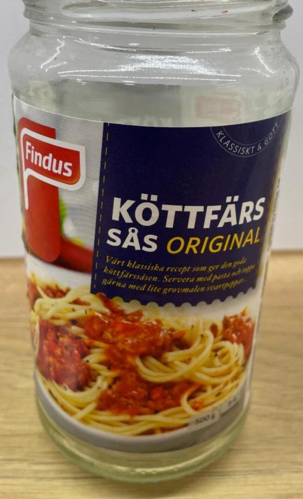 Fotografie - Köttfärsås Original Findus