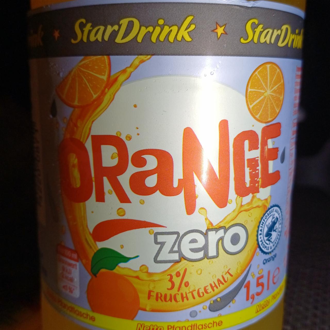 Fotografie - Orange zero StarDrink