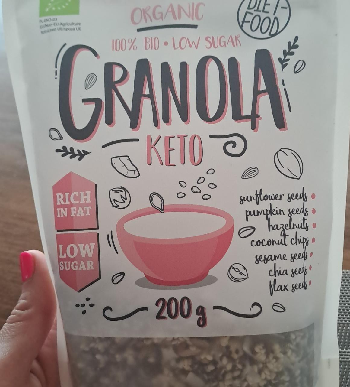 Fotografie - Granola keto Organic Diet Food