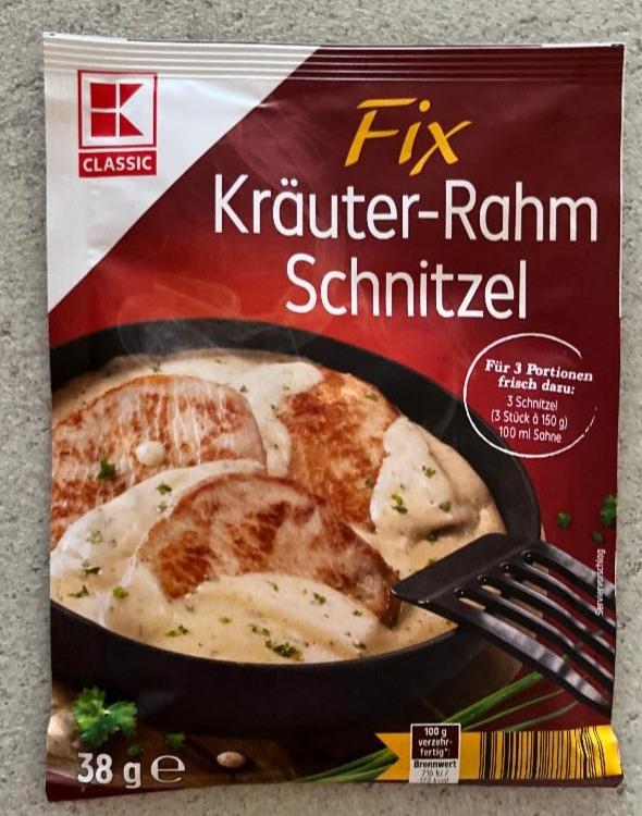 Fotografie - Fix Kräuter-Rahmschnitzel K-Classic