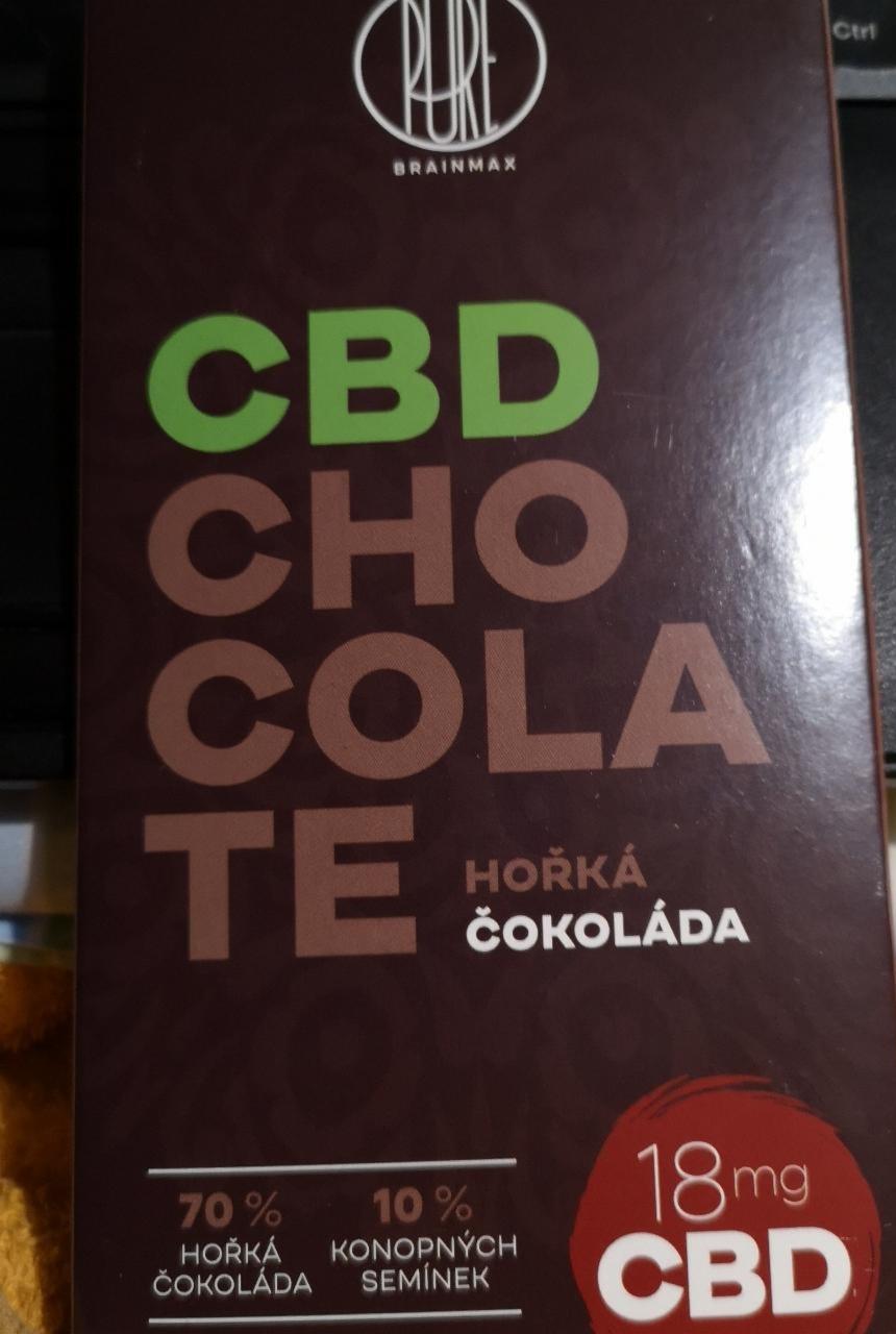 Fotografie - CBD Pure Chocolate hořká čokoláda BrainMax