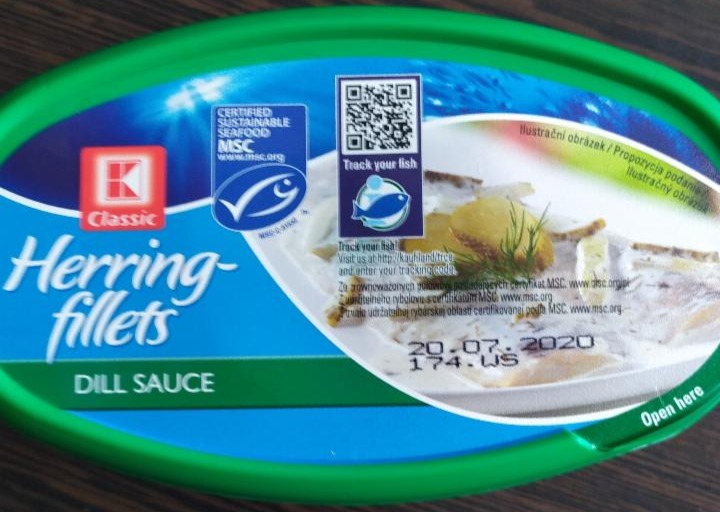 Fotografie - Herring-fillets Dill sauce K-Classic