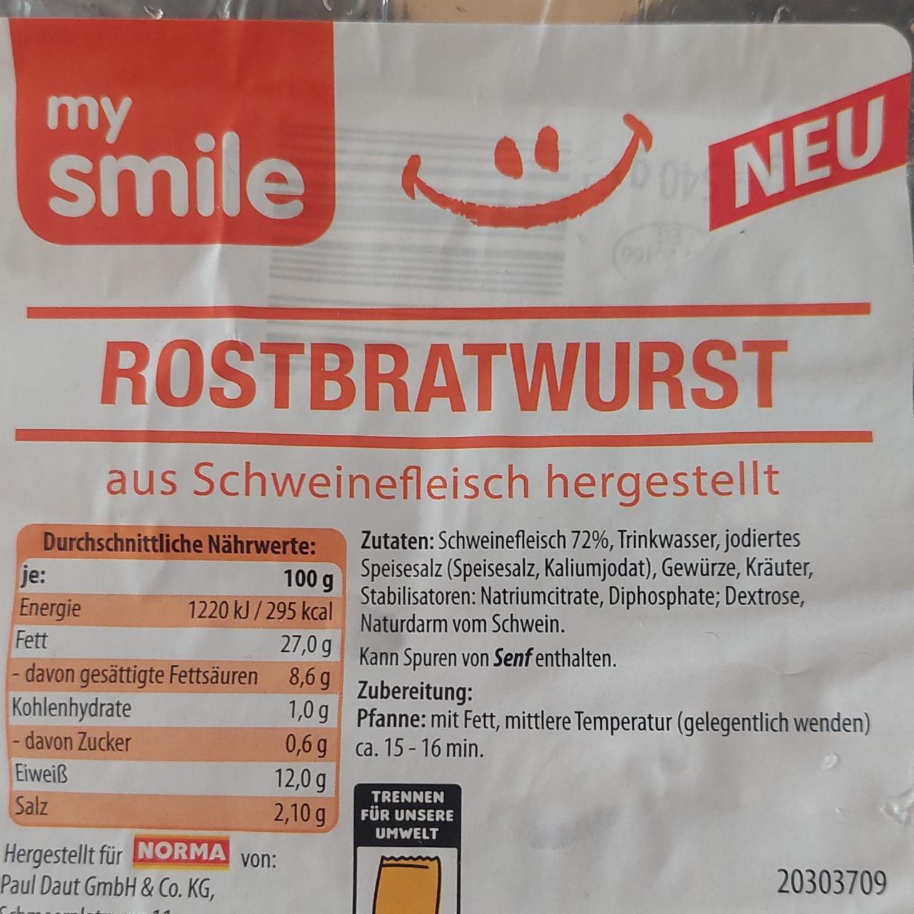 Fotografie - Rostbratwurst My smile