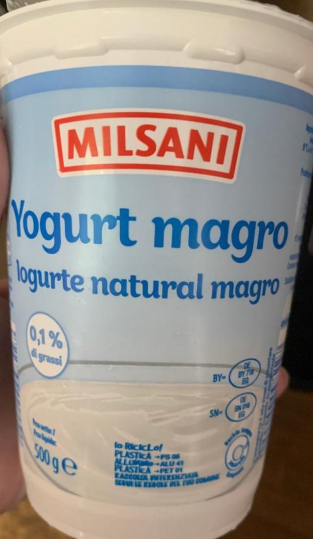 Fotografie - Yogurt magro 0,1% Milsani