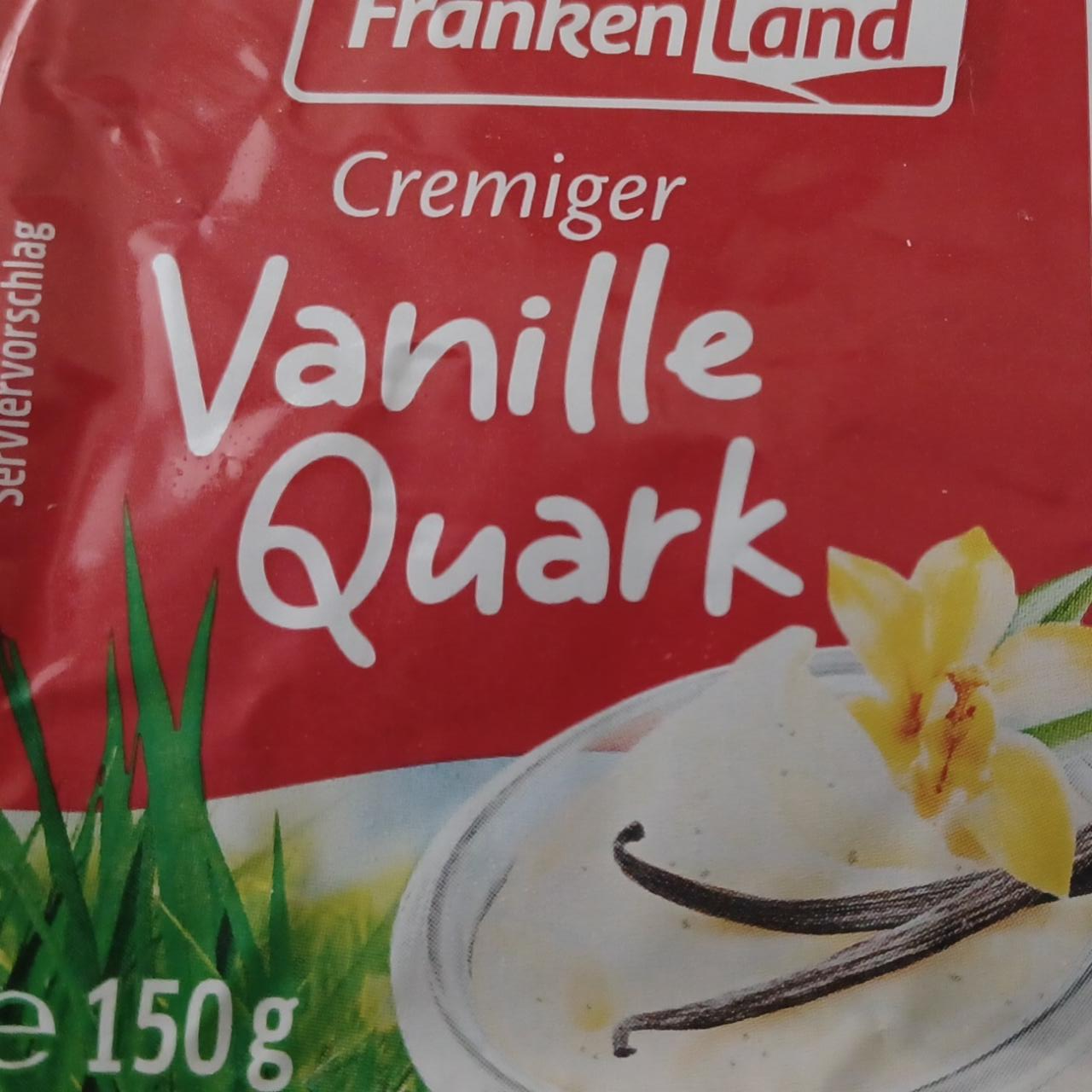 Fotografie - Cremiger Vanille Quark Frankenland