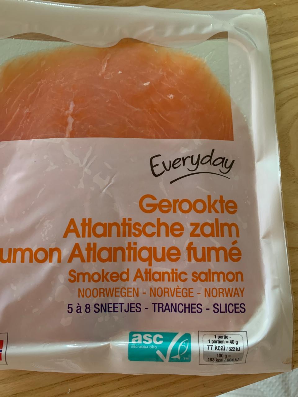 Fotografie - Gerookte arlantische zalm EveryDay