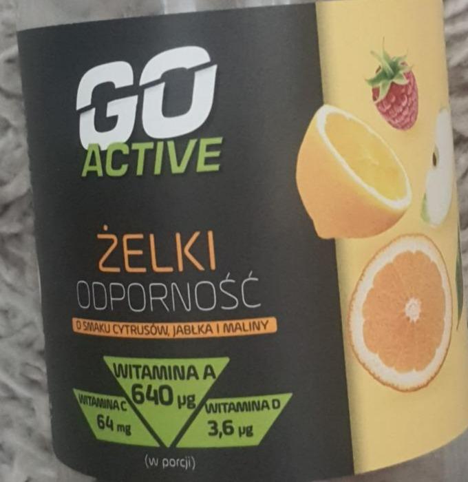 Fotografie - Źelki Odporność o smaku cytrusów, jablka i maliny Go Active