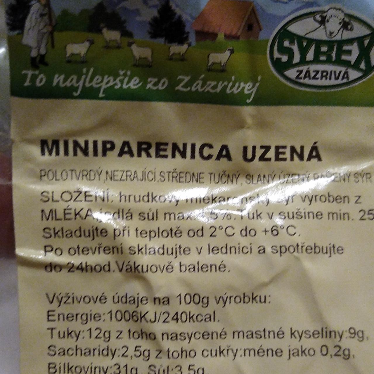 Fotografie - Miniparenica uzená Syrex Zázrivá