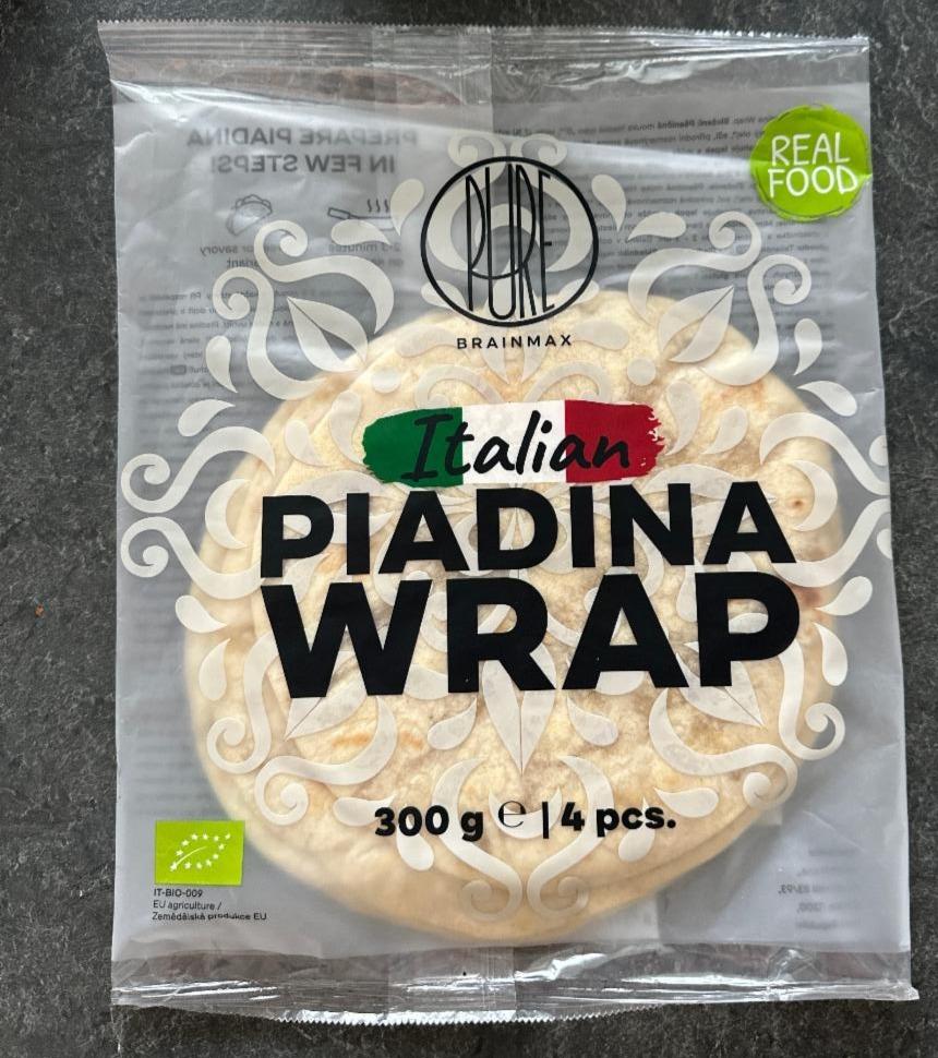 Fotografie - Pure Bio Italian Piadina Wrap BrainMax