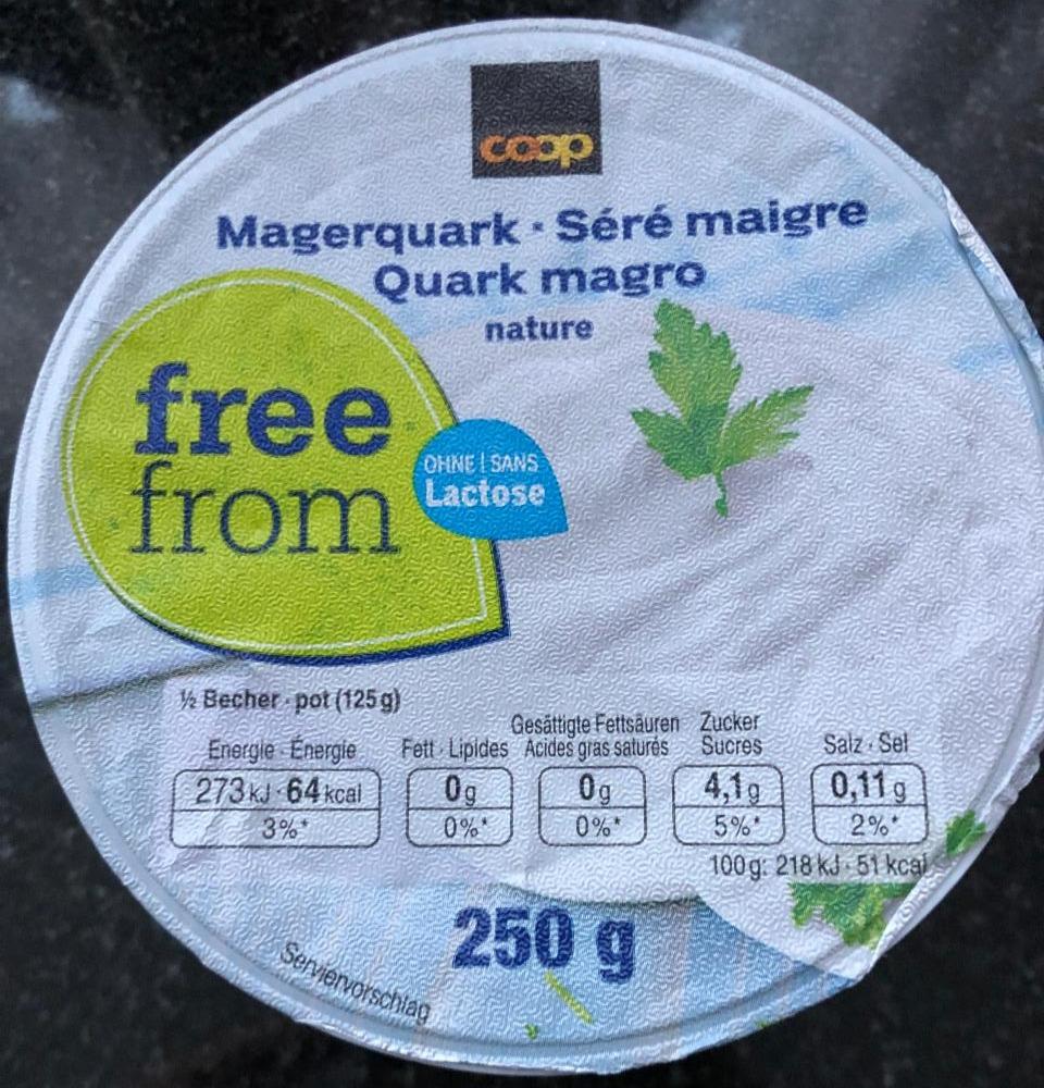 Fotografie - Free from Magerquark nature laktosefrei Coop