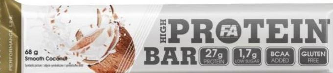 Fotografie - protein bar smooth coconut