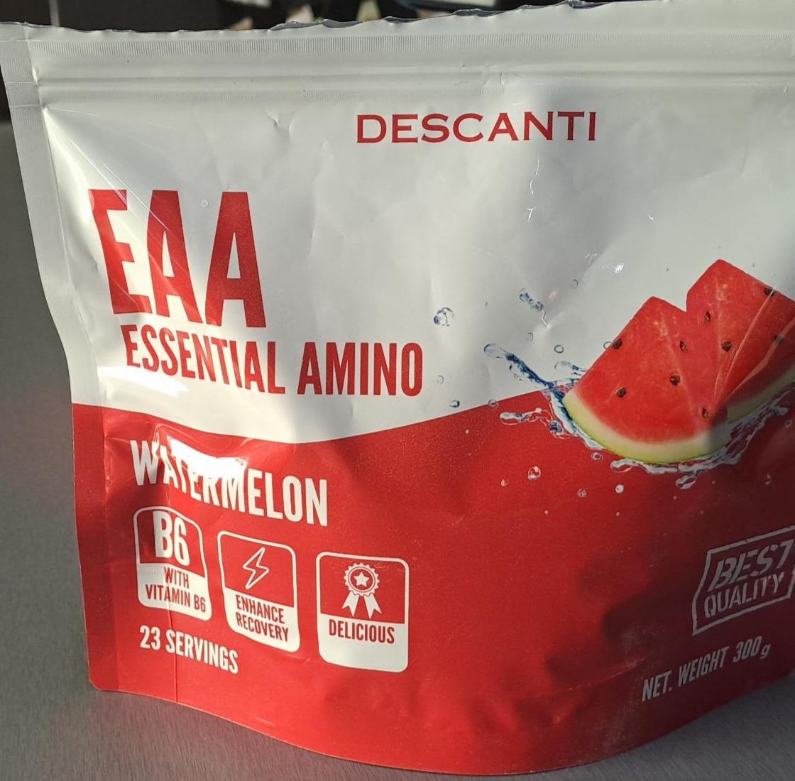 Fotografie - EAA essential amino watermelon Descanti