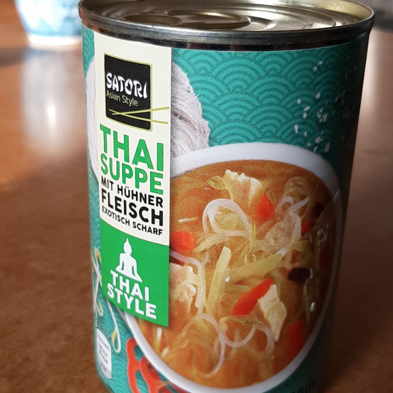 Fotografie - Thai suppe mit hühner fleisch Satori