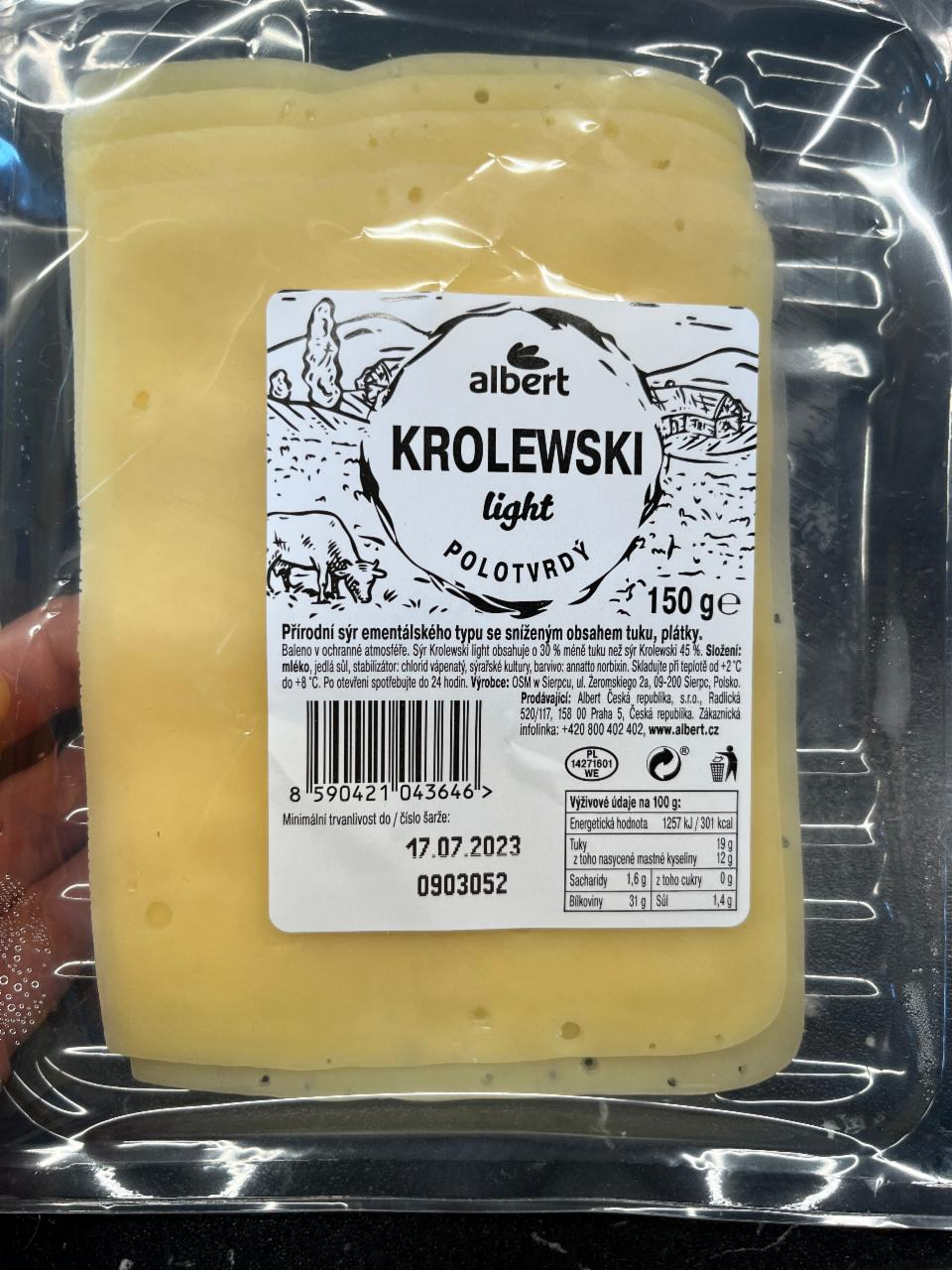 Fotografie - Krolewski Light polotvrdý Albert