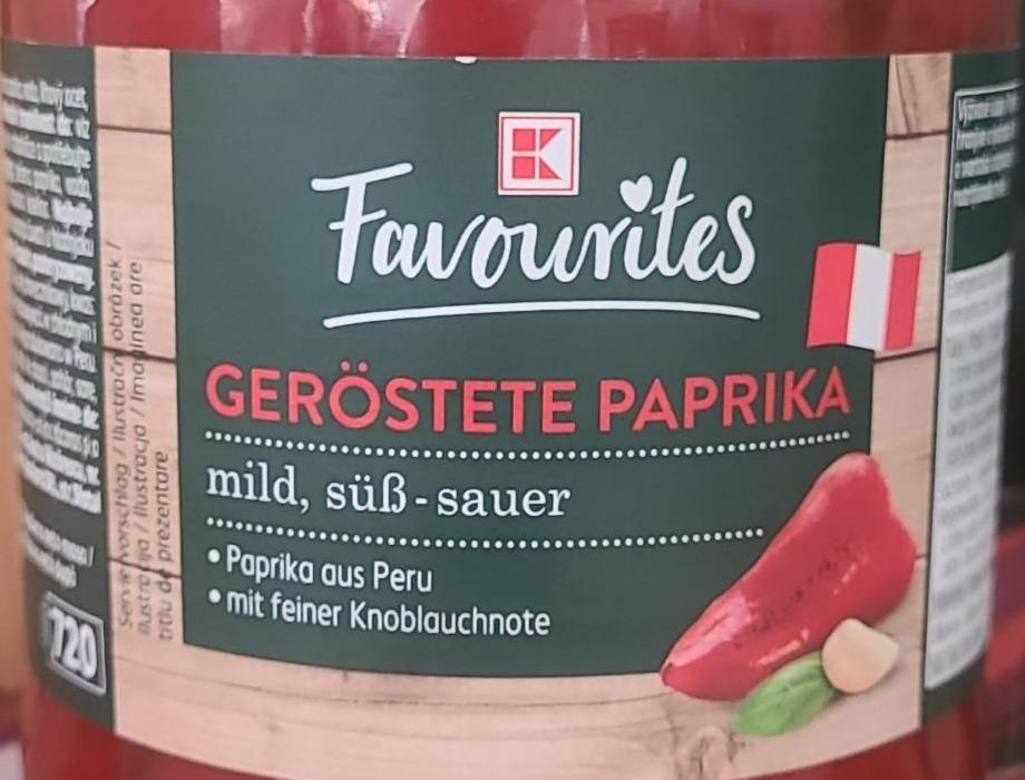 Fotografie - Geröstete Paprika K-Favourites