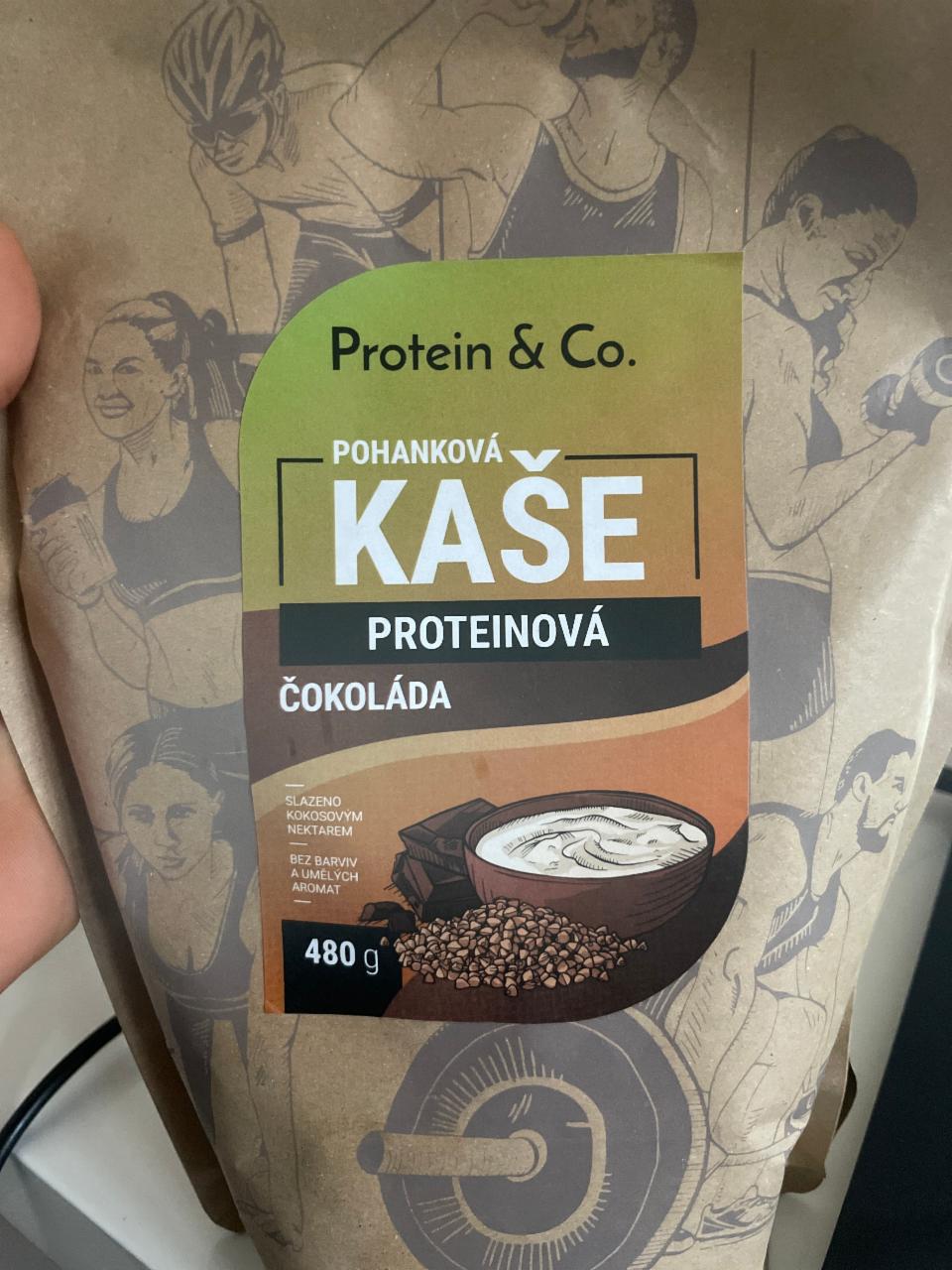 Fotografie - Pohanková kaše proteinová čokoláda Protein & Co.