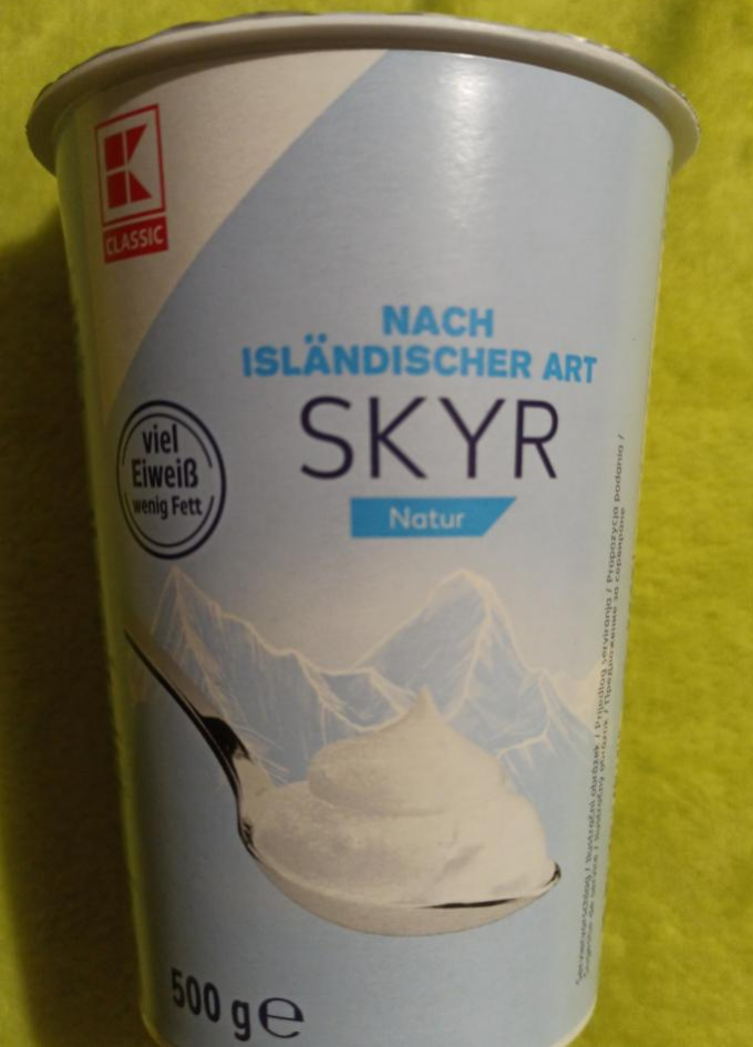 Fotografie - Skyr natur K-Classic