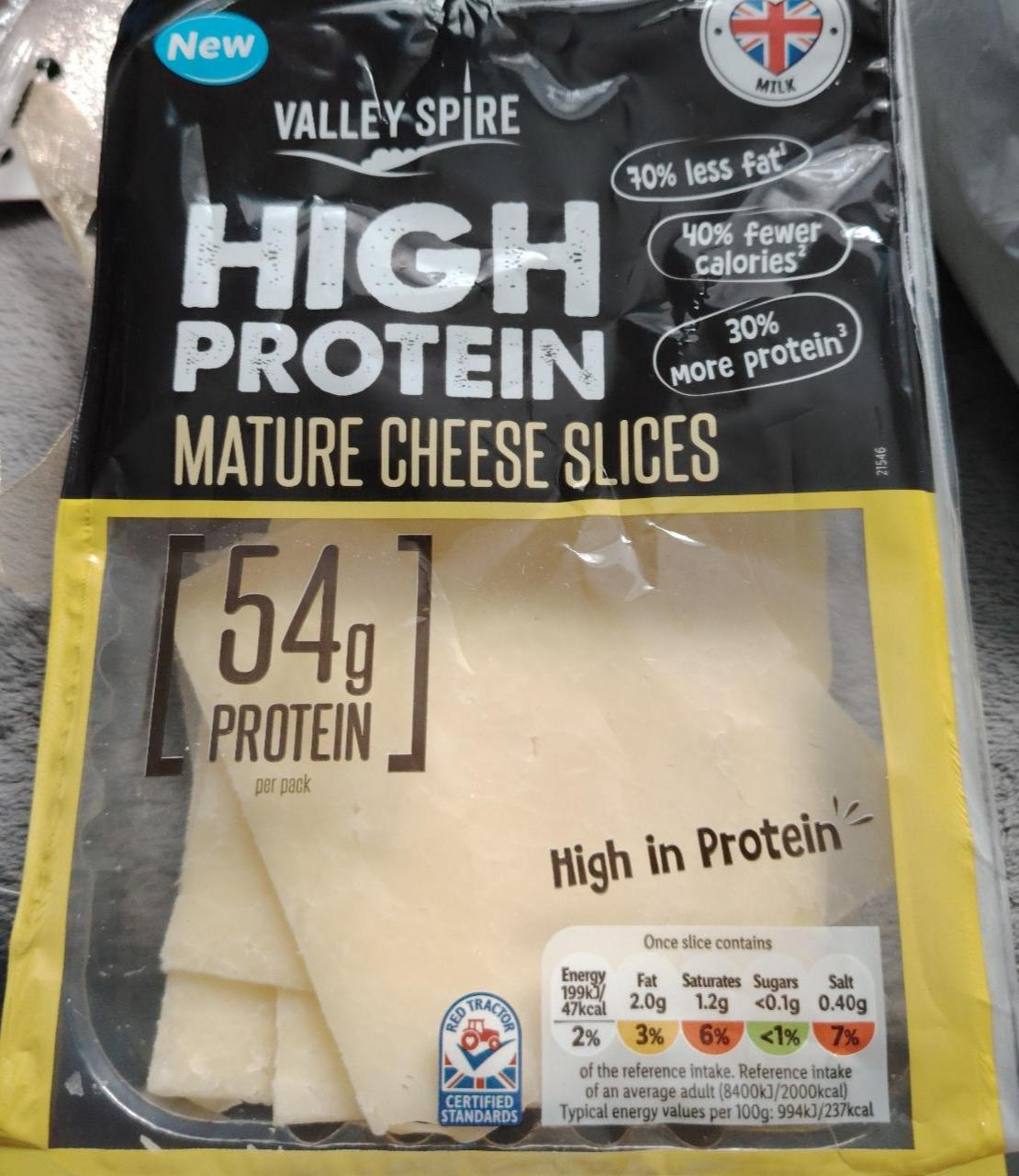 Fotografie - High protein Mature cheese slices Valley Spire