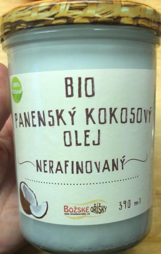 Fotografie - Bio panenský kokosový olej nerafinovaný Božské oříšky