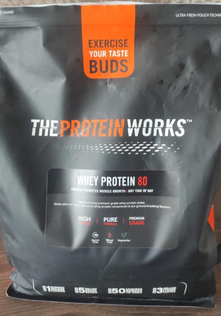 Fotografie - Whey Protein 80 jahoda, bílá čokoláda The Protein Works