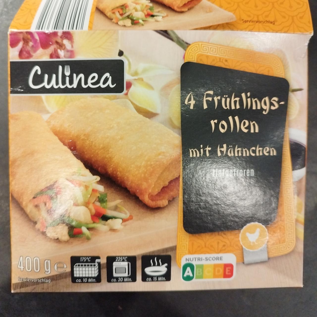 Fotografie - 4 Frühlingsrollen mit Hähnchen Culinea