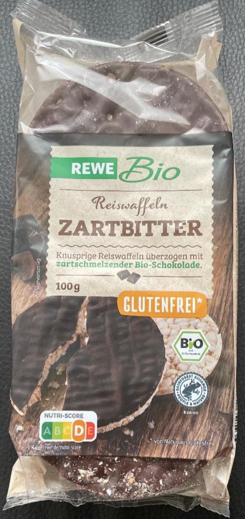 Fotografie - Reiswaffeln Zartbitter REWE Bio