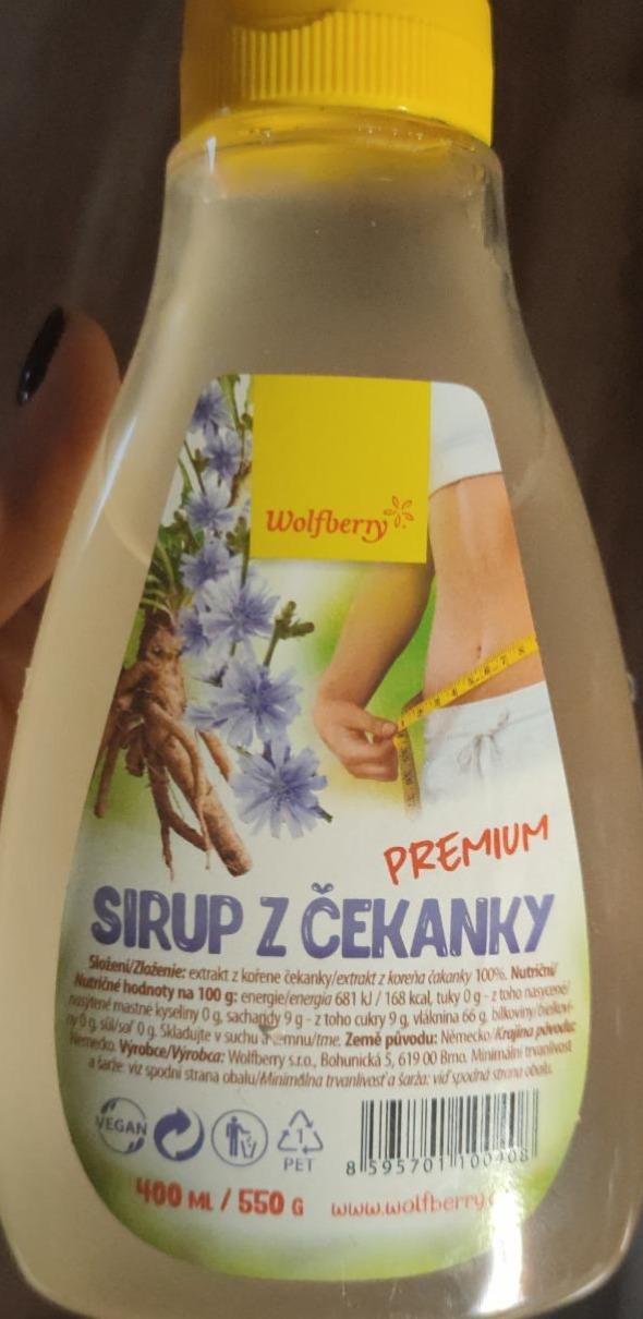 Fotografie - Sirup z čekanky premium Wolfberry