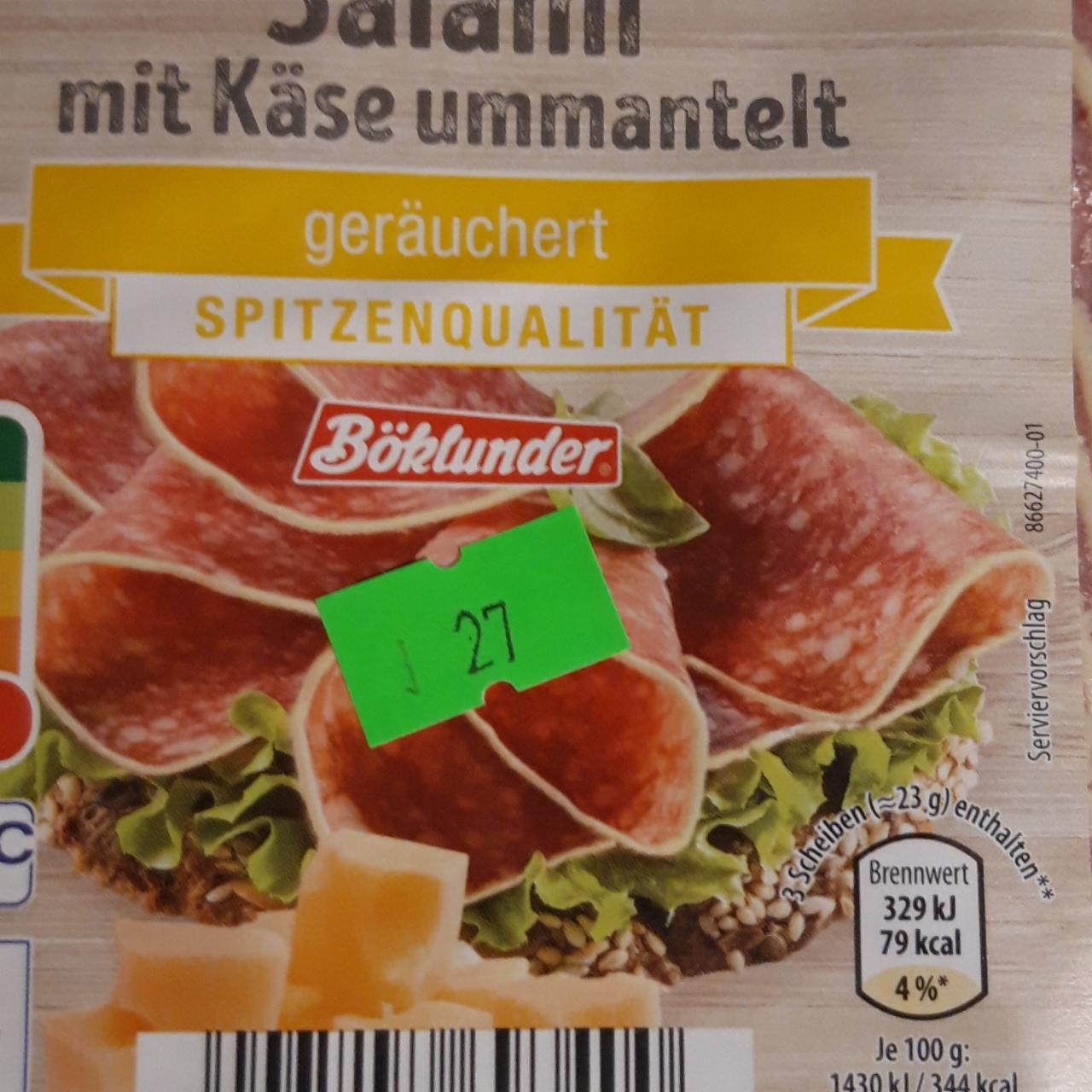 Fotografie - Salami mít Käse ummantelt Böklunder